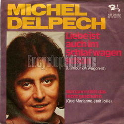 [Pochette de Liebe ist auch im Schlafwagen schn (Michel DELPECH)]