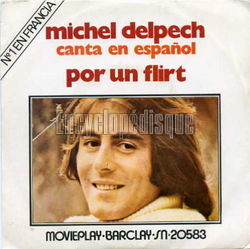 [Pochette de Por un flirt (Michel DELPECH)]