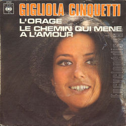 [Pochette de L’orage (Gigliola CINQUETTI)]