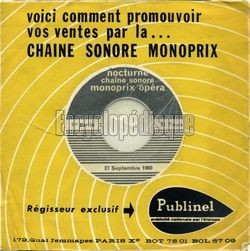 [Pochette de Voici comment promouvoir vos ventes par la chane sonore Monoprix (PUBLICIT)]