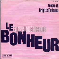 [Pochette de Le bonheur (ARESKI et Brigitte FONTAINE)]