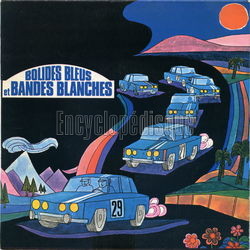 [Pochette de Bolides bleus et bandes blanches (rick VINCENT)]