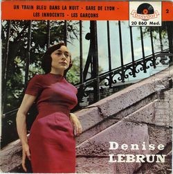 [Pochette de Un train bleu dans la nuit (Denise LEBRUN)]