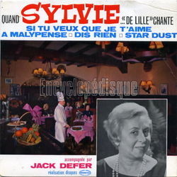 [Pochette de Si tu veux que je t’aime (SYLVIE (DE LILLE))]