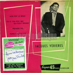 [Pochette de Mon pot’ le gitan (Jacques VRIRES)]