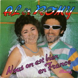 [Pochette de Nous, on est bien en France (AL & ROMY)]