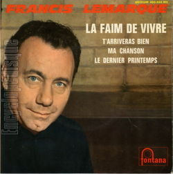 [Pochette de La faim de vivre (Francis LEMARQUE)]