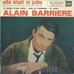 [Pochette de Elle tait si jolie (Alain BARRIRE)]