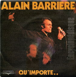 [Pochette de Qu’importe (Alain BARRIRE)]