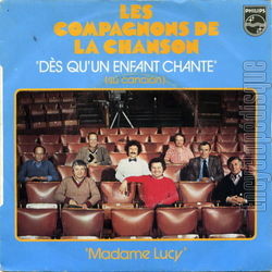 [Pochette de Ds qu’un enfant chante (Les COMPAGNONS DE LA CHANSON)]