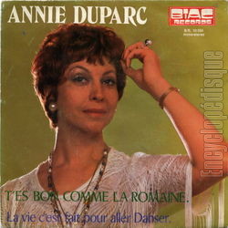 [Pochette de T’es bon comme la romaine (Annie DUPARC)]