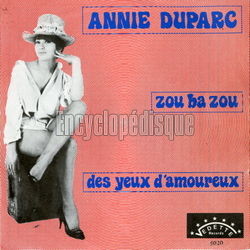 [Pochette de Zou ba zou (Annie DUPARC)]