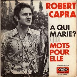 [Pochette de  qui Marie ? (Robert CAPRA)]