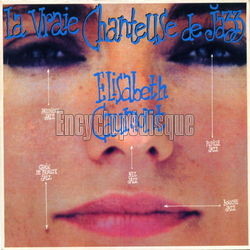 [Pochette de La vraie chanteuse de jazz (lisabeth CAUMONT)]