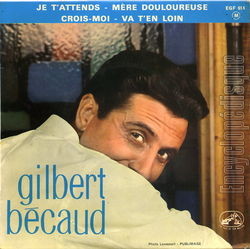 [Pochette de Je t’attends (Gilbert BCAUD)]