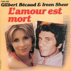 [Pochette de L’amour est mort (Gilbert BCAUD et Ireen SHEER)]