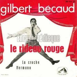 [Pochette de Le rideau rouge (Gilbert BCAUD)]