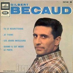 [Pochette de Tu le regretteras (Gilbert BCAUD)]