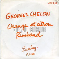 [Pochette de Orange et citron (Georges CHELON)]