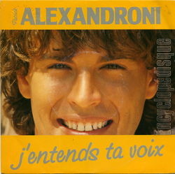 [Pochette de J’entends ta voix (Patrick ALEXANDRONI)]