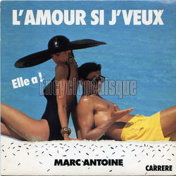 [Pochette de L’amour si je veux (Marc ANTOINE)]