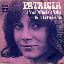 [Pochette de L’amour est pareil  la musique (PATRICIA)]