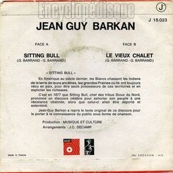 [Pochette de Sitting Bull (Jean-Guy BARKAN) - verso]