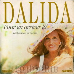 [Pochette de Pour en arriver l (DALIDA)]