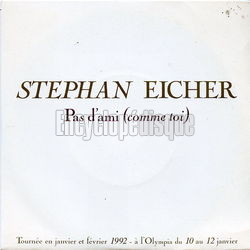 [Pochette de Pas d’ami (comme toi) (Stephan EICHER)]