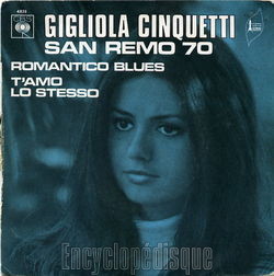 [Pochette de Romantico blues (Gigliola CINQUETTI)]