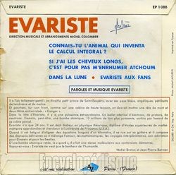 [Pochette de Connais-tu l’animal qui inventa le calcul intgral ? (VARISTE) - verso]