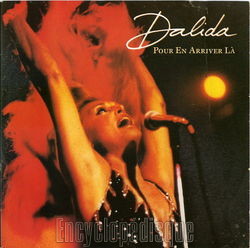 [Pochette de Pour en arriver l (DALIDA)]