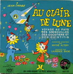 [Pochette de Au clair de lune "voyage au pays des grenouilles, des cocotiers et des ouistitis" (JEUNESSE)]