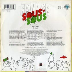 [Pochette de Sous sous (FRANCE (2)) - verso]