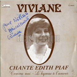 [Pochette de Chante dith Piaf (VIVIANE)]