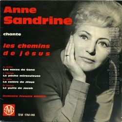 [Pochette de Anne Sandrine chante les chemins de Jsus (Anne SANDRINE)]