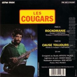 [Pochette de Rockomanie (Les COUGARS) - verso]