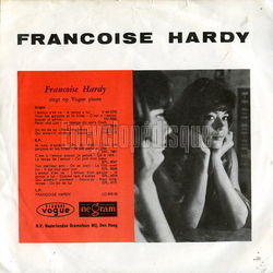 [Pochette de Tous les garons et les filles (Franoise HARDY) - verso]