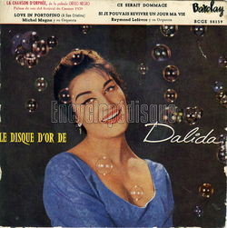 [Pochette de La chanson d’Orphe (DALIDA)]