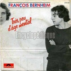 [Pochette de Trs peu d’ge mental (Franois BERNHEIM)]