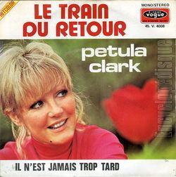 [Pochette de Le train du retour (Petula CLARK)]