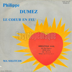 [Pochette de Le cœur en feu (Philippe DUMEZ)]