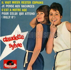 [Pochette de Il vaut mieux rester copains (CLAUDETTE et SYLVIE)]