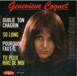 [Pochette de Oublie ton chagrin (Genevive COGNET)]