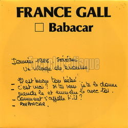 [Pochette de Babacar (France GALL)]