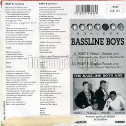 [Pochette de Baby B. (Bonjour) (BASSLINE BOYS) - verso]