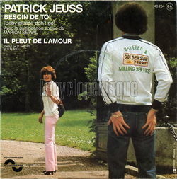 [Pochette de Besoin de toi (Patrick JEUSS) - verso]