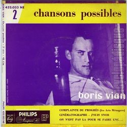 [Pochette de Chansons possibles - N2 (Boris VIAN)]