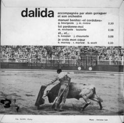 [Pochette de El Cordobes (DALIDA) - verso]