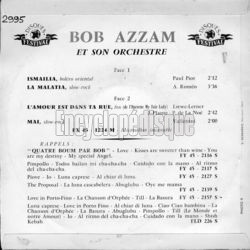 [Pochette de Ismalia (Bob AZZAM) - verso]